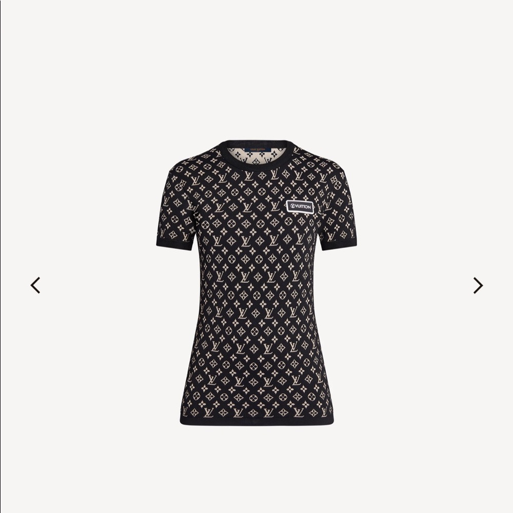 Authentic Louis Vuitton Vuittamins Sporty Jacquard Knit Top!